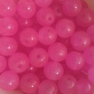 pink jelly beads _ Single line (90 to 110 beads)